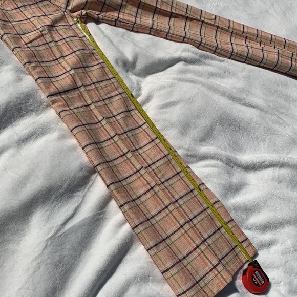 Levi’s plaid polyester pants 70’s sta-prest orange blue green - Picture 12 of 16